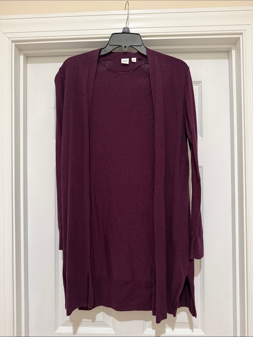 Gap Deep Plum Open-Front Women's Cardigan